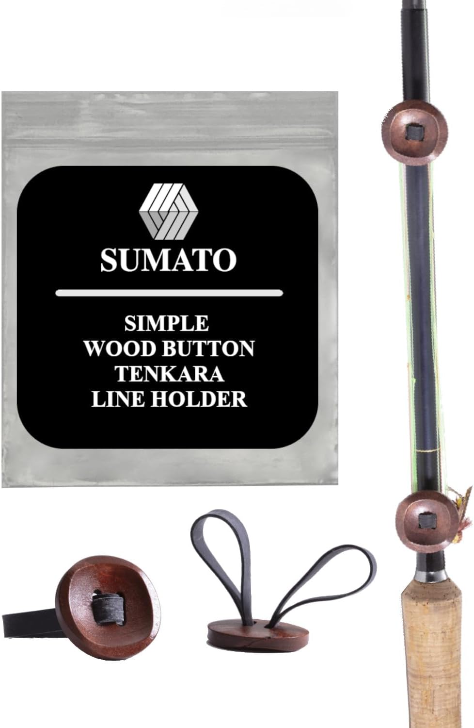 Wooden Button Line Holders
